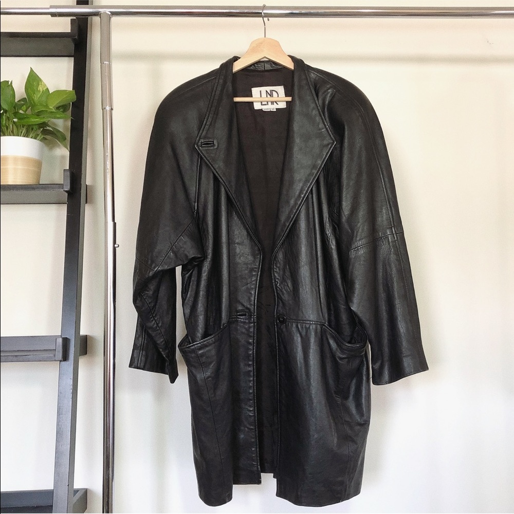 VINTAGE LNR LEATHER COAT